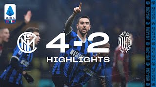 INTER 42 AC MILAN  HIGHLIGHTS  A comeback for the ages 😍⚫🔵 [upl. by Doug774]