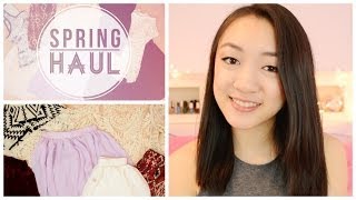 Spring Clothing Haul  Forever 21 Oasap amp more [upl. by Anniken]