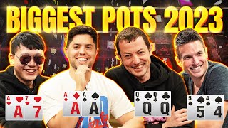 Top 10 Biggest Pots of 2023 [upl. by Tess]