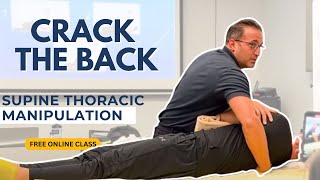 How to crack the back ￼ backpain osteopathy chiropractic chiropractor [upl. by Noryd248]