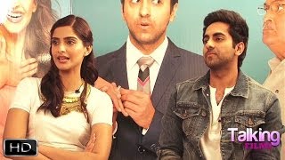 Ayushmann Khurrana Sonam Kapoor Fun Interview On Bewakoofiyaan Part 1 [upl. by Gambrell]