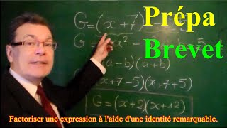 Factorisation avec identités remarquables Maths 3ème cours facile et méthodes [upl. by Aya788]