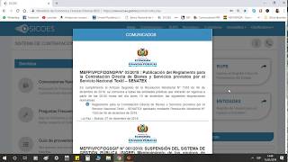 CONSEGUIR TRABAJO EN BOLIVIA CON SISTEMA DE CONTRATACIONES ESTATALES SICOES 2020 [upl. by Saw]