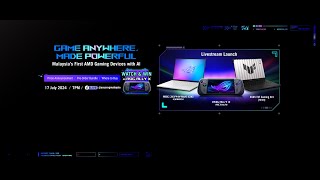 Livestream Launch  Malaysias First AMD Gaming Devices with AI [upl. by Andrea]