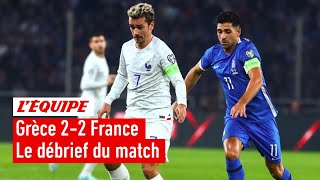 Grèce 22 France  Le débrief dun match nul frustrant pour les Bleus [upl. by Siobhan]