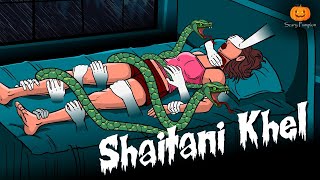 Shaitani Khel Horror Story  Scary Pumpkin  Hindi Horror Stories  Animated Stories [upl. by Nomit]