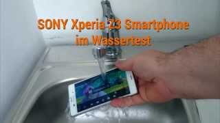 SONY Xperia Z3 Wassertest  Waterproof Test  Deutsch  German ►► notebooksbilligerde [upl. by Radmen]