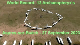 World Record 12 Archaeopteryx Ultra Light Gliders at a single location [upl. by Attikin]