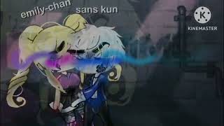 EMOTIONAL WARNING VERY SAD 😍🤩😍gacha abs trend hate kiss rescue makeout sans emily cringe [upl. by Norrabal]