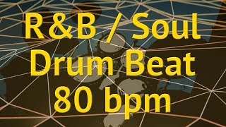 RampB Drum Beat 80bpm  Backing Track  JB Songwriter Drum Tracks 10 [upl. by Lleznod18]