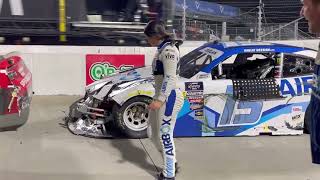 Hailie Deegan Climbs From Destroyed Car After Finishing 18th at Martinsville [upl. by Morven]