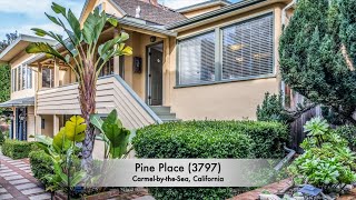 Pine Place Carmel by the Sea California 3797 [upl. by Aicnom]