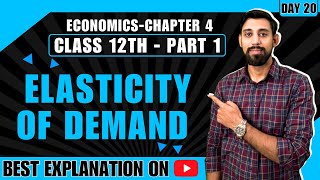 Microeconomics  Elasticity of demand  Chapter 4  Part 1 [upl. by Jerrilyn850]