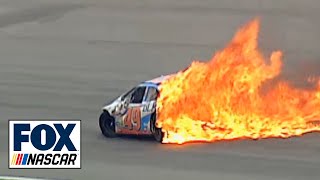 Top 5 NASCAR Wrecks at Pocono [upl. by Liagaba80]