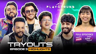 Playground 3 Tryouts  EP 3 Highlights  CarryMinati amp Elvish  All Eps Live on Amazon miniTV [upl. by Bihas48]