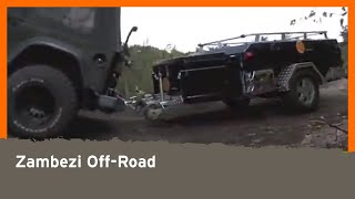 KCK test de Zambezi Off Road tenttrailer  Aart Kok Adventure vouwwagens [upl. by Lorry617]