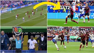 🇫🇷 Kolo Muani goal vs Belgium  Jan Vertonghens own goal vs France  France vs Belgium 10 EURO [upl. by Wershba]