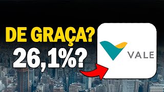 VALE3 ESTÁ DE GRAÇA  261 DE DIVIDEND YIELD MINÉRIO DE FERRO EM QUEDA LIVRE [upl. by Noeled754]