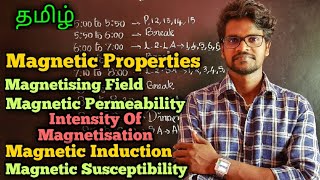 MagneticPropertiesPhysics 12TamilMurugaMP [upl. by Yatnoed437]