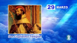 San Guglielmo Tempier  I Santi del Giorno 29 Marzo  Regina della Pace Tv [upl. by Dilaw945]