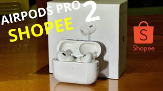 AIRPODS PRO 2 RÉPLICA PERFEITA DA SHOPEE COM GARANTIA APPLEunboxing ‹ Center Telecom › [upl. by Gorton500]