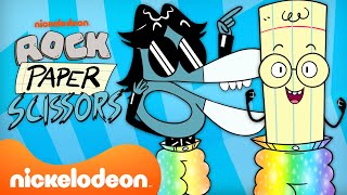 Rock Paper Scissors Search For The Coolest Person EVER 😎 BRAND NEW SCENE  Nicktoons [upl. by Nyladnohr]