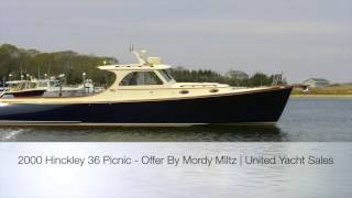 Sold 2000 Hinckley 36 Picnic  Offered by Mordy Miltz  United Yacht Sales SOLD [upl. by Amek617]