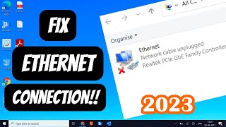 Ethernet Connected But No Internet Access On Windows 1110 2023FIX👍 [upl. by Aipotu]