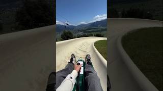 Summer toboggan run at the Biberg in Austria [upl. by Inalan993]