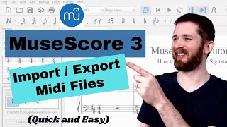 Convert Midi into Sheet Music for Free How to Import Midi into MuseScore 3 Download Midi [upl. by Aaren]