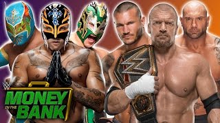 Rey Mysterio amp Kalisto amp Sin Cara vs Randy Orton amp Triple H amp Batista  WWE Money In The Bank 2017 [upl. by Leopoldeen]