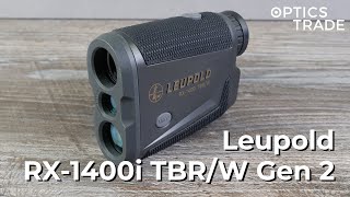 Leupold RX1400i TBRW Gen 2 Rangefinder Review  Optics Trade Review [upl. by Elimay364]