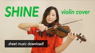 《Shine》 Pentagon 펜타곤 Violin Cover wSheet Music [upl. by Adnar108]