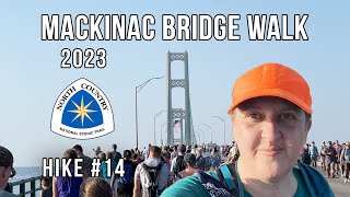 North Country Trail  2023 Hike 14  Mackinac Bridge Walk  a visit to Headlands Dark Sky Park [upl. by Press956]