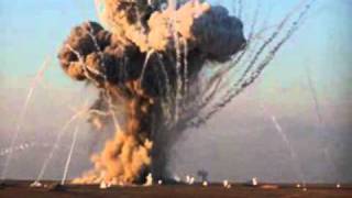 Huge White Phosphorus Explosion Video [upl. by Spiegelman]