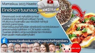 Chef Members Marraskuun haaste Eineksen Tuunaus Atrian Meetvursti Pitsa Lisukkeilla [upl. by Barling]