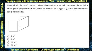 Geometría  Cuerpos geométricos  Problema 26 [upl. by Bromley]