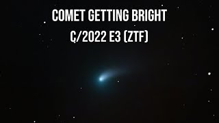 New Comet getting bright C2022 E3 ZTF [upl. by Ceevah]