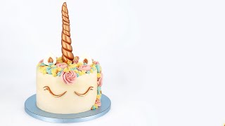 🦄 GATEAU LICORNE SANS PÂTE À SUCRE 🦄 [upl. by Domash304]