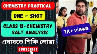 Salt AnalysisAcid RadicalsClass 11Class12 Chemistry Practical ahsec chemistrypracticals ncert [upl. by Hako]