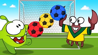 Jugar Al Fútbol Con Cangrejos  Aprende Colores Con Om Nom  Videos Educativos Para Niños [upl. by Murphy491]