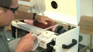 How To Install Sandpaper on the G0459 or G0459P Drum Sander [upl. by Nagram506]