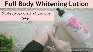 Full Body Whitening LotionBest whitening lotion for All Skin TypesUnder 450rsAmra javed [upl. by Romeon]