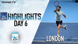 Highlights Dimitrov Maintains Devastating Form At The O2 Nitto ATP Finals 2017 Round Robin [upl. by Ayanet]