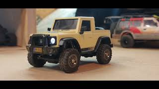 LDARC X43 143 Micro crawler  Custom body pickup for better climbing  step 1 [upl. by Atiuqes460]