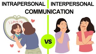 Intrapersonal and Interpersonal Communication  Key Differences Explained [upl. by Garey918]