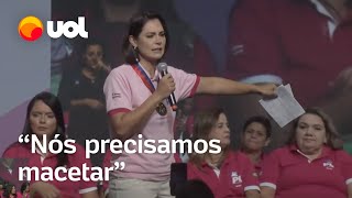 Michelle Bolsonaro Precisamos macetar a legalização do aborto e das drogas [upl. by Hannan]