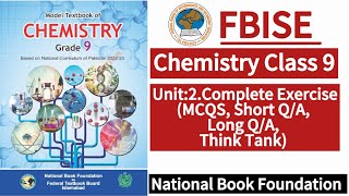 Class 9 Chemistry Unit 2 Complete Exercise  New Syllabus 2024LearnOnlineWithAnum [upl. by Diella]