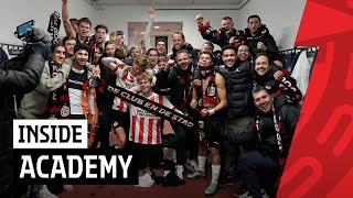 INSIDE PSVAcademy  PSV O18 is WINTERKAMPIOEN en viert feestje 🥳 [upl. by Rednaeel]