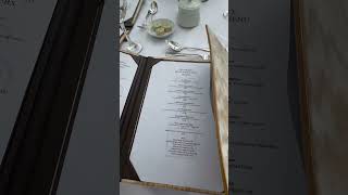 Menu at the Orangery Kilworth House [upl. by Nagoh]